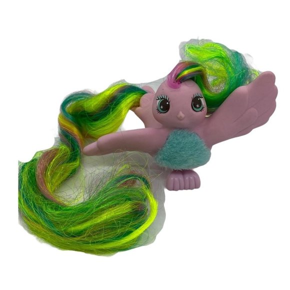 Hasbro Other - Snuggle Tails Fairy Tails bird w/ Fuzzy Belly Purple Bird